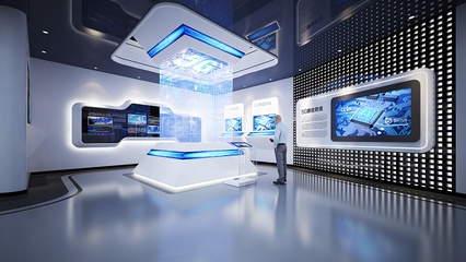 企業(yè)5G展廳設計 多媒體科普5G技術，共建5G生態(tài)